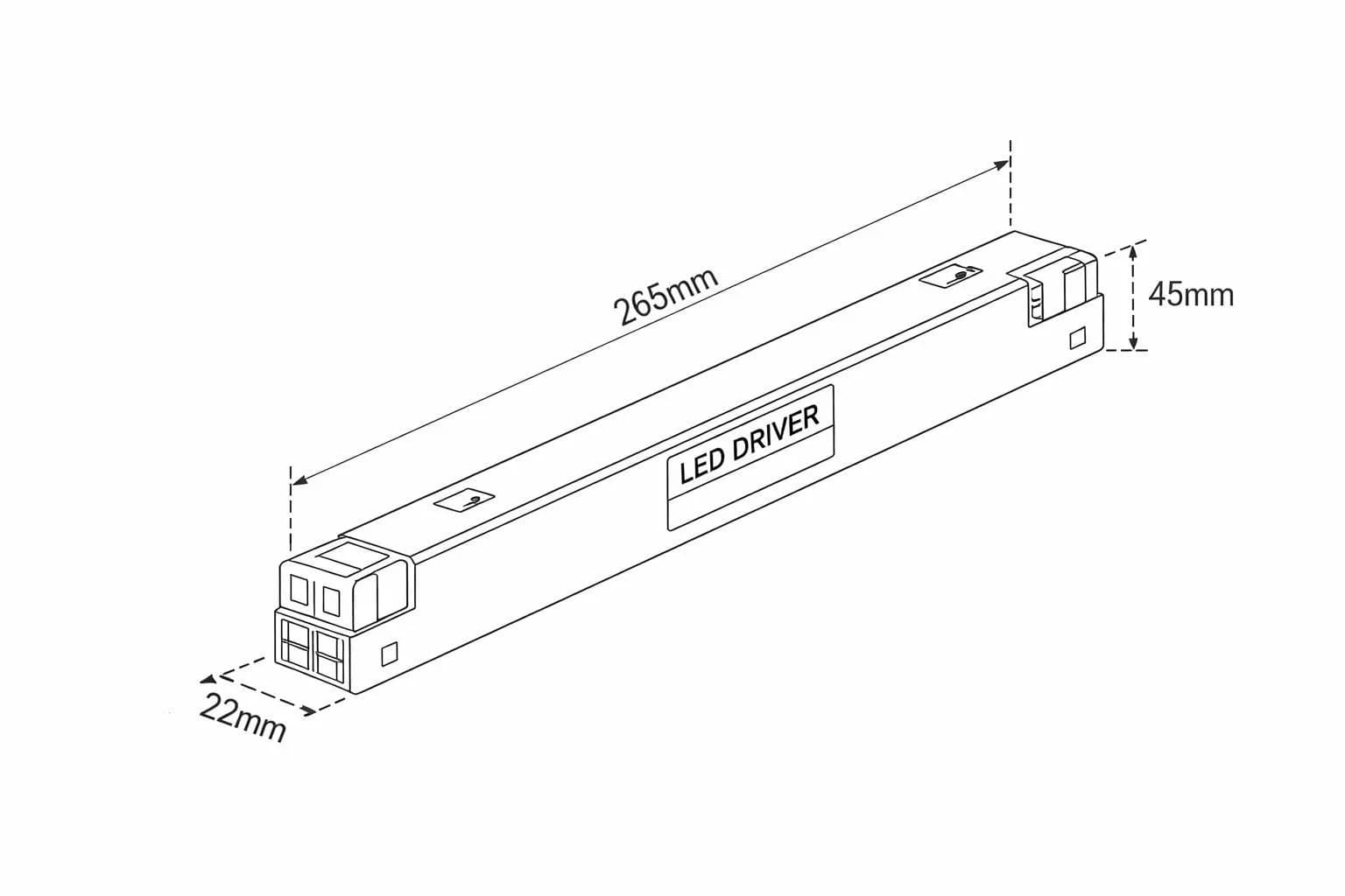 תרשים מידות של FLEX R20 200