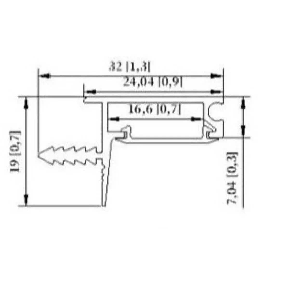 תרשים מידות של SYSTEM C3219