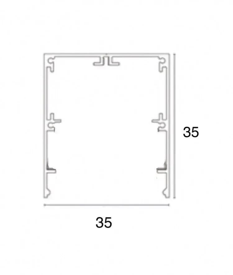 תרשים מידות של SYSTEM 35/35